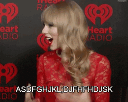 Taylor Swift Excites Feeling GIF