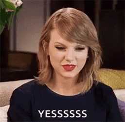 Taylor Swift Hard Yesss Meme GIF