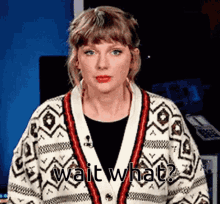 Taylor Swift Mmmm Doubt Question Interview GIF