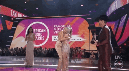 Taylor Swift Sabrina Carpenter Birthday GIF