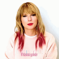 Taylor Swift Says I Love You Meme GIF