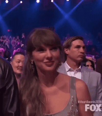 Taylor Swift Sitting At Heart Awards 2020 GIF