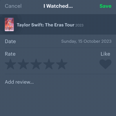 Taylor Swift The Era Tour 2023 Screenshot GIF
