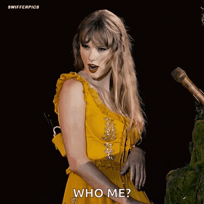 Taylor Swift Wearing Yellow Dress GIF