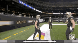 Taysom Hill Chest Bump With Josh Hill GIF