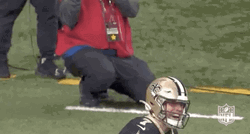 Taysom Hill Chest Bump With Michael Thomas GIF