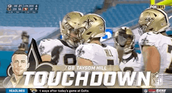 Taysom Hill Getting Touchdown Praises GIF