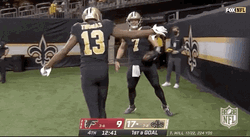 Taysom Hill Michael Thomas And Emmanuel Sanders GIF