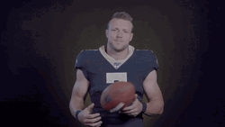 Taysom Hill Playing With Football GIF