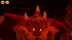 Tazmanian Devil's Fire Tornado GIF