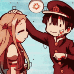Tbhk Anime Hanako Patting Nene Yashiro GIF