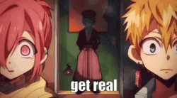 Tbhk Anime Mitsuba And Kou Get Real GIF