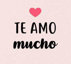 Te Amo Amor Spanish Language