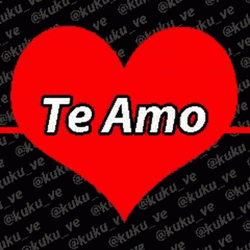 Te Amo Love Animated Heartbeat Line GIF
