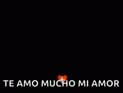 Te Amo Mi Amor Sparkling Glitters Heart Effects GIF