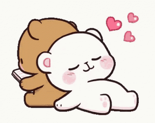 Te Quiero Milk And Tea Popping Hearts GIF