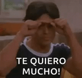 Te Quiero Mucho Finger Heart Shape GIF