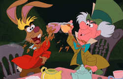 Tea Party Alice In Wonderland GIF