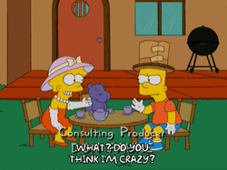 Tea Party Bart And Lisa Simpsons GIF