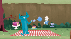 Tea Party Kitty Is Not A Cat GIF