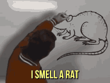 Teacher Draw Rat Whiteboard GIF
