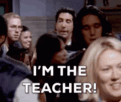 Teacher Ross Geller  GIF