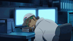 Teacher Tired Professor Kukui Sleeping GIF
