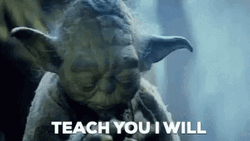 Teacher Yoda Star Wars GIF