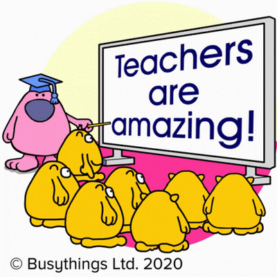 Teachers Are Amazing Sign GIF