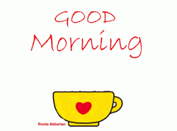 Teacup Hello Kitty Good Morning Cartoon GIF