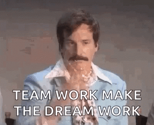 Team Awesome Makes The Dream Work GIF