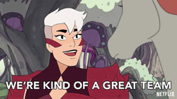 Team Awesome Scorpia Says We're Great Team GIF