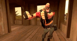 Team Fortress 2 Heavy Glitch Dance GIF