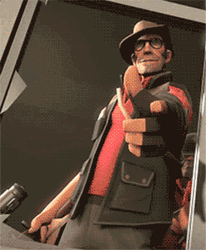 Team Fortress 2 Sniper Finger Gun GIF