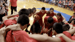 Team Huddle Basketball GIF