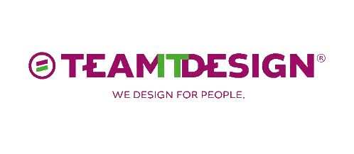 TeamDesign We Design For People Logo Sticker