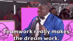 Teamwork Makes The Dream Work Brits Award GIF