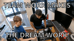Teamwork Makes The Dream Work Dream Team GIF | GIFDB.com