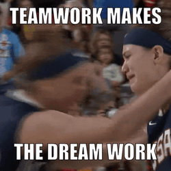Teamwork Makes The Dream Work Team Effort GIF