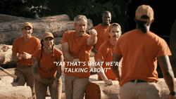 Teamwork Makes The Dream Work Team Orange GIF
