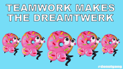 Teamwork Meme Donut Twerks GIF