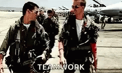 Teamwork Top Gun High Five