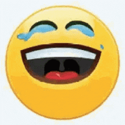 Tearful Laughing Lol Emoji GIF