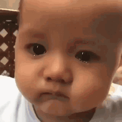 Tears Cute Baby Crying GIF