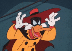 Teasing Tongue Out Darkwing Duck  GIF