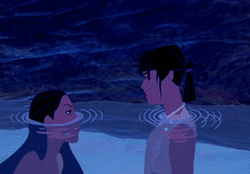 Teasing Water Play Friends Pocahontas GIF
