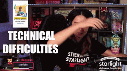 Technical Difficulties Banzainator Microphone GIF