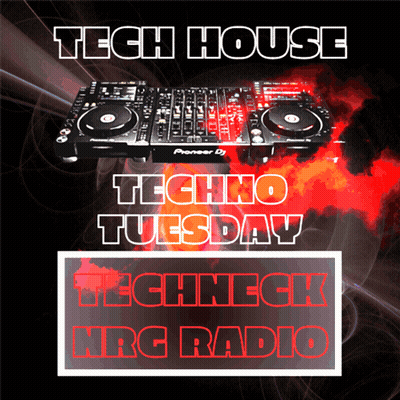 Techno Tuesday Pioneer DJ Poster GIF