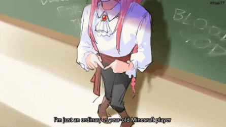 Technoblade As An Ordinary Minecraft Player GIF