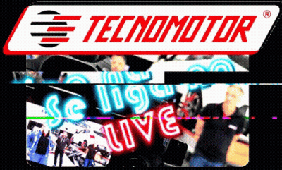 Technomotor Logo With People Collage GIF